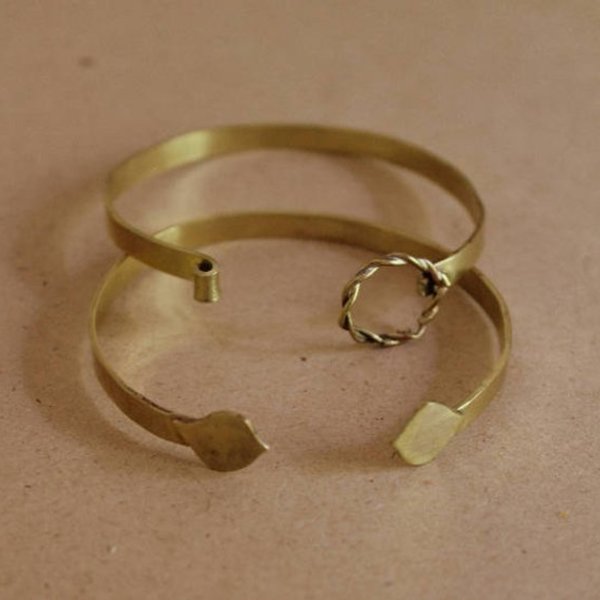 Επιχρυσωμένη χειροπέδα. βραχιόλι αυξομειούμενο (bird gold bracelet) - επιχρυσωμένα, μπρούντζος, χειροπέδες, αυξομειούμενα - 2