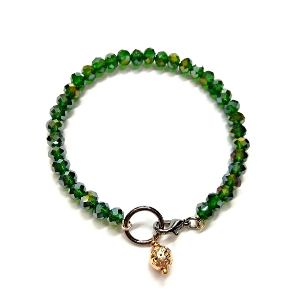 Green magnet bracelet - σταθερά