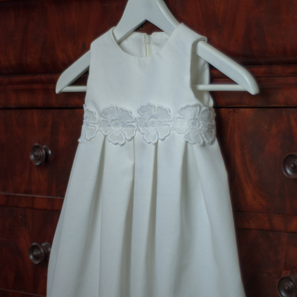 Φορεμα βρεφικο με λεπτομεριες απο δαντελα - βάπτιση, παιδικά ρούχα