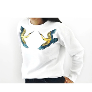 WHITE COLIBRI SWEATSHIRT - βαμβάκι, μακρυμάνικες - 3