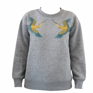 COLIBRI GREY SWEATSHIRT - βαμβάκι, μακρυμάνικες