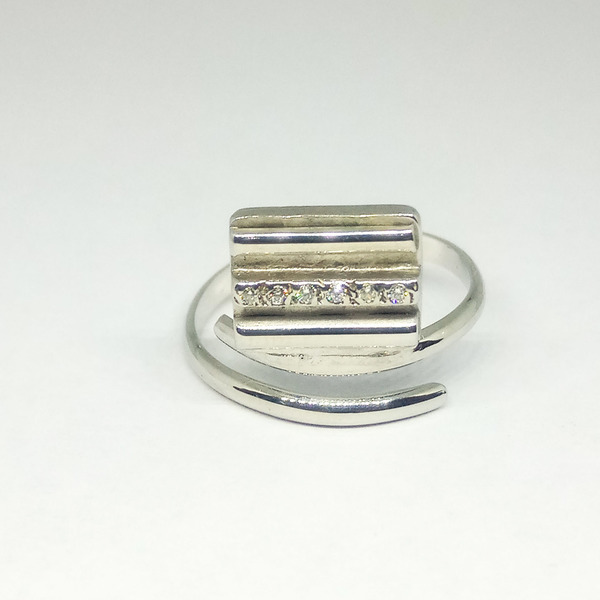 Ασημένιο δαχτυλίδι - ασήμι 925, επιροδιωμένα, δώρα για γυναίκες