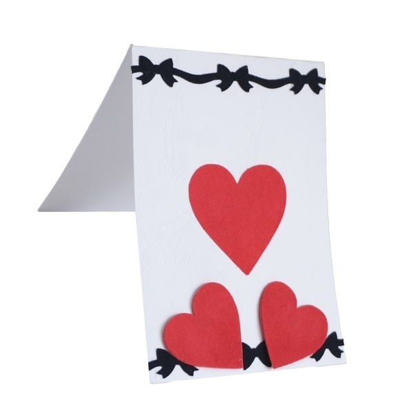 Σκουλαρίκια Καρδιές Με Κάρτα Αγίου Βαλεντίνου - καρδιά, κάρτα ευχών - 3