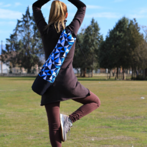 Χειροποίητη τσάντα Yoga / Pilates (unisex) - Ellada - ύφασμα, personalised, Black Friday - 4