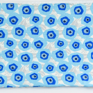 Τσάντα Blue for Luck - βαμβάκι, χειρός, δώρα για γυναίκες, μικρές, φθηνές - 4