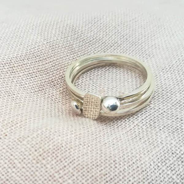 μίνιμαλ δαχτυλίδι τετράγωνη γάμπα από ασήμι 925 σταγόνα - ασήμι, minimal, βεράκια, σταθερά, φθηνά - 4