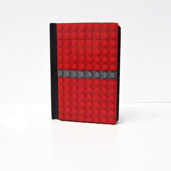 Τετράδιο Α7 Κόκκινο από Τουβλάκια - δώρο, τουβλάκια, δώρα γενεθλίων, τετράδια & σημειωματάρια - 3