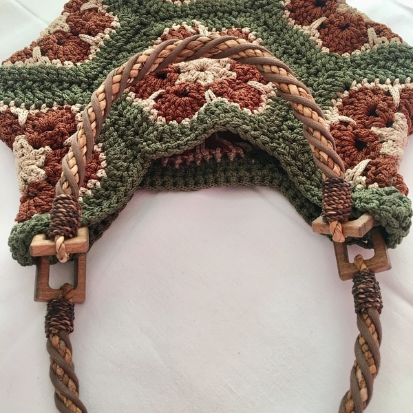 Πλεκτή τσάντα - crochet, καθημερινό, χειρός, πλεκτές τσάντες - 3