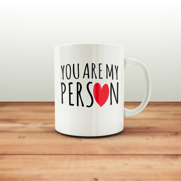 Κούπα - Mug ''You Are My Person'' - πορσελάνη, δώρα αγίου βαλεντίνου, κούπες & φλυτζάνια
