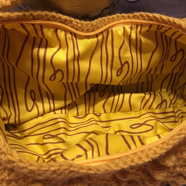Winter Bobble bag - ώμου, ακρυλικό, πλεκτές τσάντες - 4