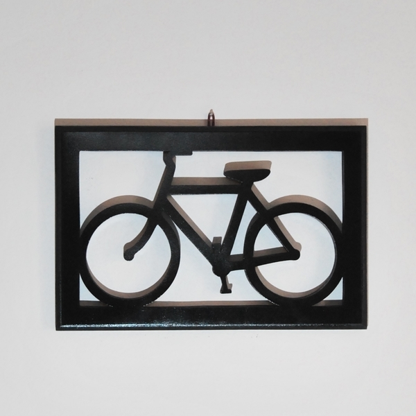 Κάδρο - ποδήλατο - πίνακες & κάδρα, δώρο, διακόσμηση, ξύλινα διακοσμητικά, διακόσμηση σαλονιού - 2