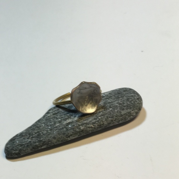 Δαχτυλίδι με ασημί σμάλτο - μοντέρνο, ορείχαλκος, σμάλτος, μικρά, αυξομειούμενα, φθηνά