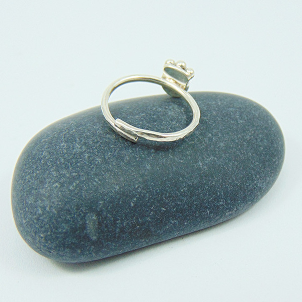 Ruby - Ασημένιο δαχτυλίδι με ρουμπίνι - ασήμι, αυξομειούμενα - 3