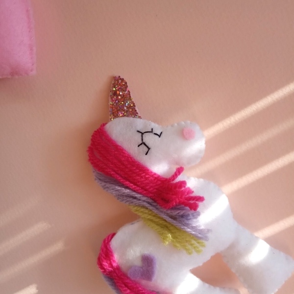 Mobile unicorns - κορίτσι, δώρο, μόμπιλε, βρεφικά, μονόκερος - 4