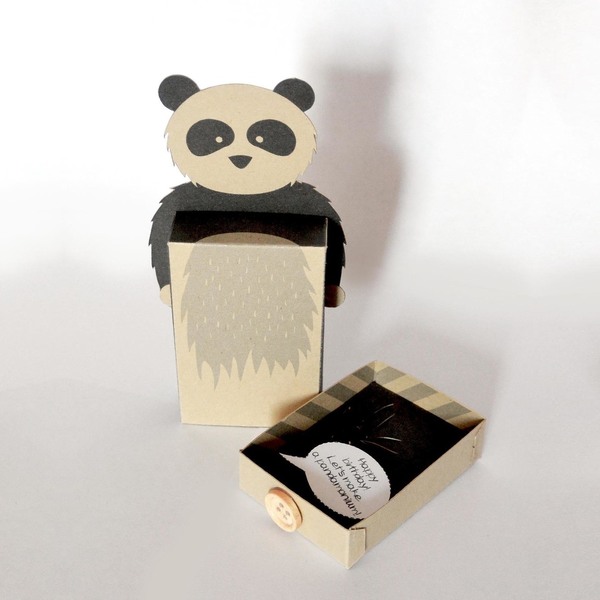 Emotibox 3D ευχητήρια καρτούλα αρκουδάκι πάντα, μαιμουδάκι, κοάλα - δώρα γενεθλίων, γενική χρήση, δώρο έκπληξη - 3