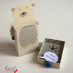 Emotibox 3D ευχητήρια καρτούλα πολική αρκούδα, πιγκουινάκι, φώκια - δώρα γενεθλίων, γενική χρήση, δώρο έκπληξη - 3