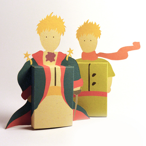 Emotibox 3D ευχητήρια καρτούλα Μικρός Πρίγκηπας - μικρός πρίγκιπας, δώρα γενεθλίων, γενική χρήση, δώρο γέννησης