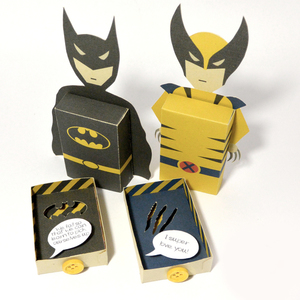 Emotibox 3D ευχητήρια καρτούλα σουπερ ήρωες - δώρα γενεθλίων, γενική χρήση, σούπερ ήρωες - 2