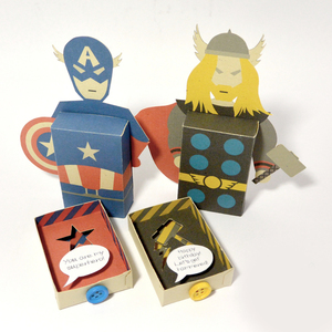 Emotibox 3D ευχητήρια καρτούλα σουπερ ήρωες - δώρα γενεθλίων, γενική χρήση, σούπερ ήρωες - 4