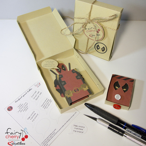 Emotibox 3D ευχητήρια καρτούλα Deadpool - δώρα γενεθλίων, γενική χρήση - 4