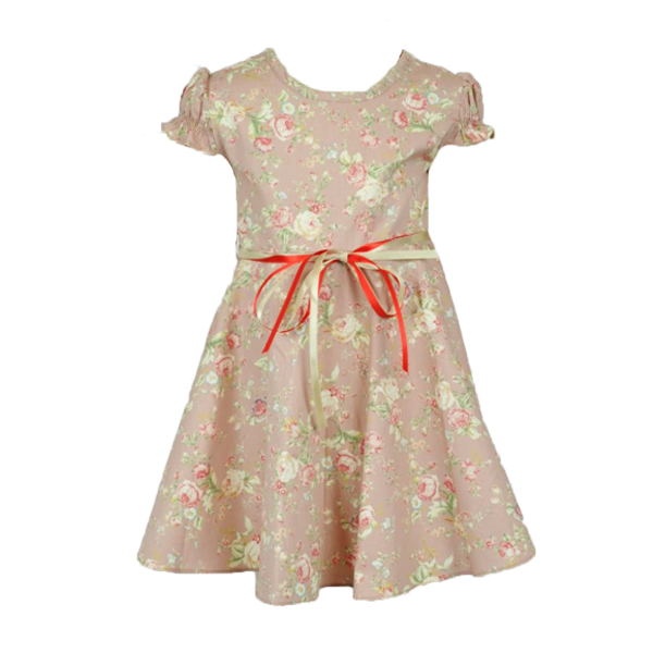 Φορεματάκι σάπιο μήλο με κορδέλες - παιδικά ρούχα