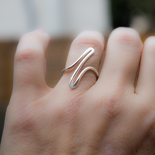 Minimal ασημένιο δαχτυλίδι 3 - ασήμι, ασήμι 925, minimal, σταθερά - 3