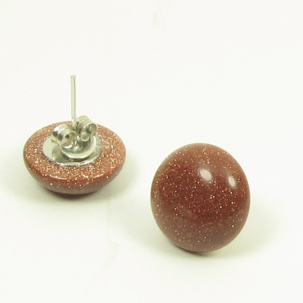καρφωτά σκουλαρίκια με χρυσόλιθο - καρφωτά - 2
