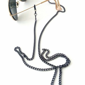 Αλυσίδα μαύρη για γυαλιά unisex - αλυσίδες, unisex, μοδάτο - 3