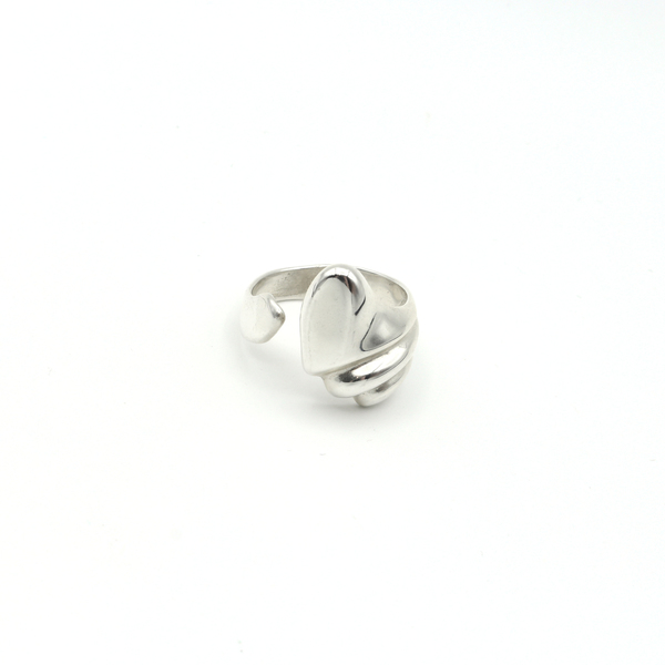 Odile - Silver ring - ασήμι, επάργυρα, μεγάλα, αυξομειούμενα - 2