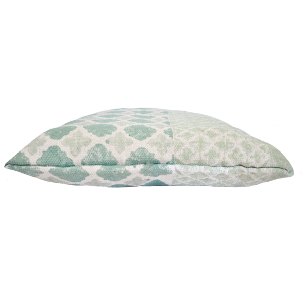 Μαξιλάρι jute χειροποίητο με φλοράλ μοτίβο - χειροποίητα, μαξιλάρια, διακόσμηση σαλονιού - 4