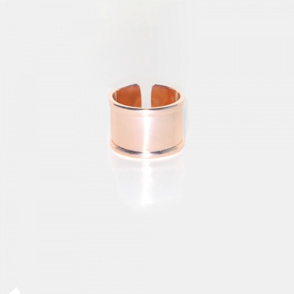 Μεταλλικό δαχτυλίδι ροζ χρυσο α - επιχρυσωμένα, ορείχαλκος, μεγάλα, Black Friday, αυξομειούμενα, φθηνά