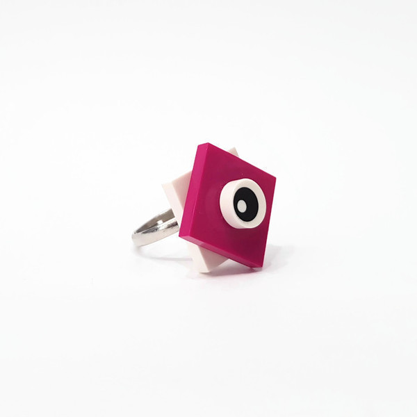 Δαχτυλίδι Μάτι από Τουβλάκια! - μάτι, αυξομειούμενα, δώρα για γυναίκες - 2