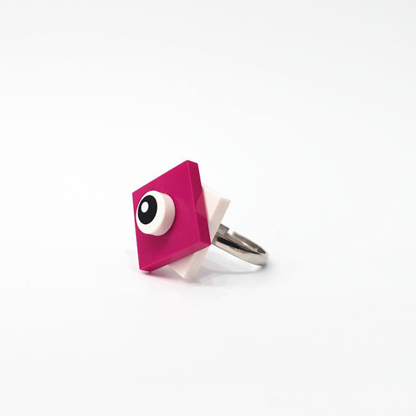 Δαχτυλίδι Μάτι από Τουβλάκια! - μάτι, αυξομειούμενα, δώρα για γυναίκες - 3