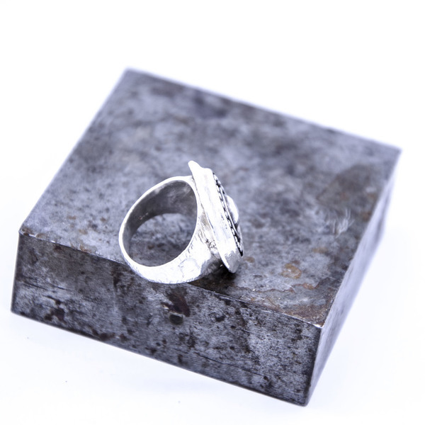 Silver ring 925 - ασήμι, μεγάλα - 4
