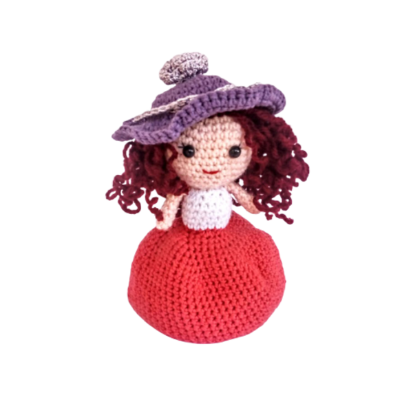 Πλεκτή κούκλα "cupcake doll" - κορίτσι, δώρο, λούτρινα, δώρα γενεθλίων
