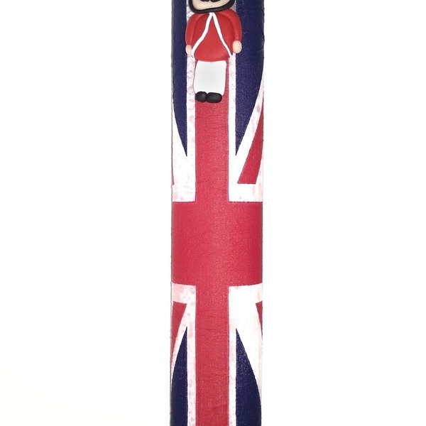 Λαμπάδα με τη σημαία της Αγγλίας - κορίτσι, αγόρι, λαμπάδες, για ενήλικες, για εφήβους - 2