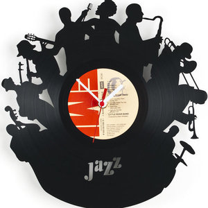 All Jazz Music Vinyl Record Wall Clock - τοίχου, ρολόγια