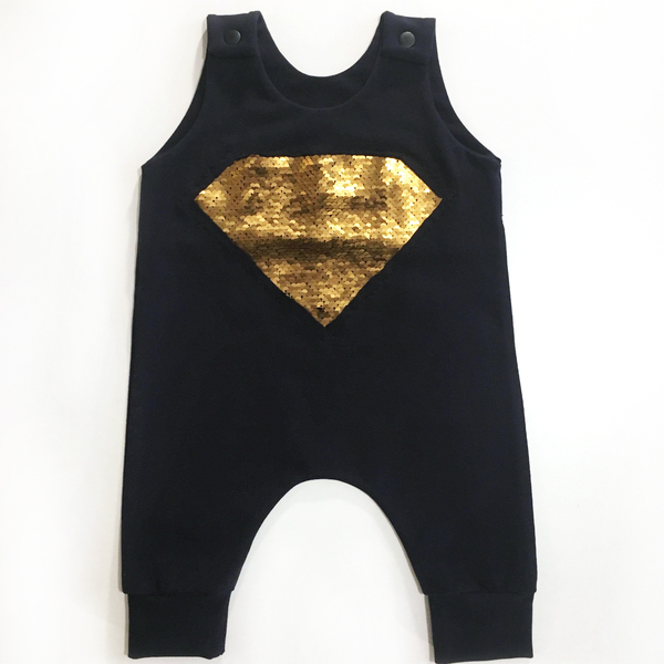Superman βρεφική ολόσωμη Φόρμα - παιδικά ρούχα, βρεφικά ρούχα, δώρα για βάπτιση, κορίτσι, αγόρι, 1-2 ετών