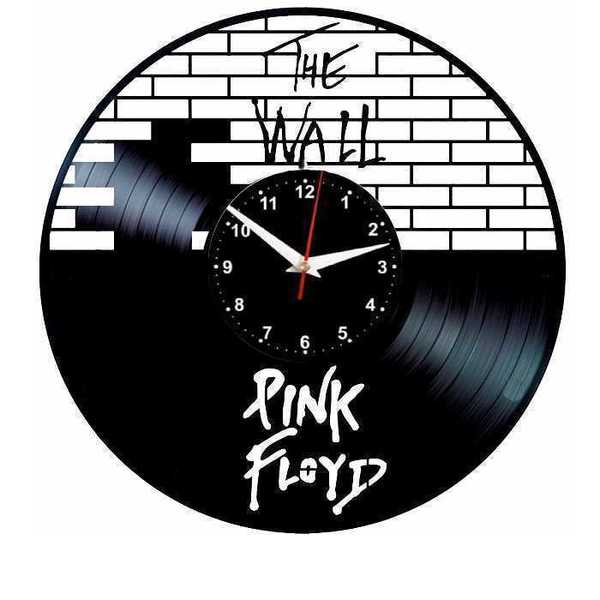 Pink Floyd Vinyl Records Wall Clock - The Wall - τοίχου, βινύλιο, βινύλιο, ρολόγια
