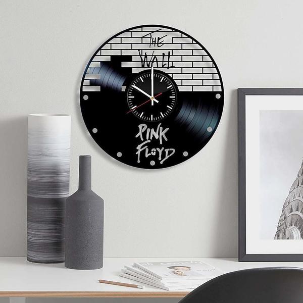 Pink Floyd Vinyl Records Wall Clock - The Wall - τοίχου, βινύλιο, βινύλιο, ρολόγια - 2