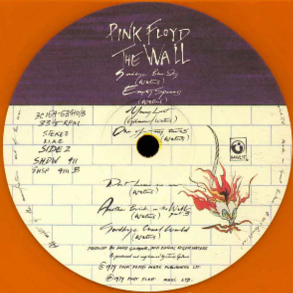 Pink Floyd Vinyl Records Wall Clock - The Wall - τοίχου, βινύλιο, βινύλιο, ρολόγια - 4