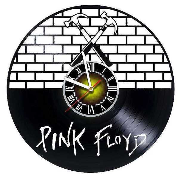Pink Floyd Vinyl Records Wall Clock - The Wall-Hummers March - τοίχου, βινύλιο, βινύλιο, ρολόγια
