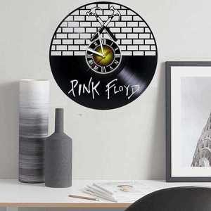 Pink Floyd Vinyl Records Wall Clock - The Wall-Hummers March - τοίχου, βινύλιο, βινύλιο, ρολόγια - 2
