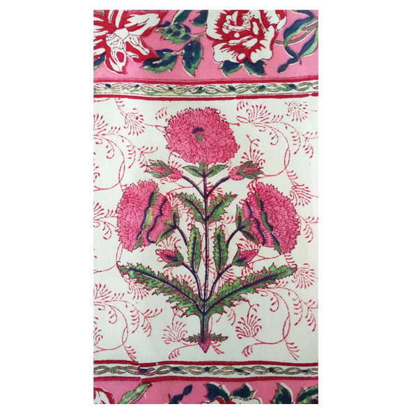 Σετ μαξιλάρια χειροποίητα με μεγάλα ροζ λουλούδια - βαμβάκι, χειροποίητα, μαξιλάρια - 4