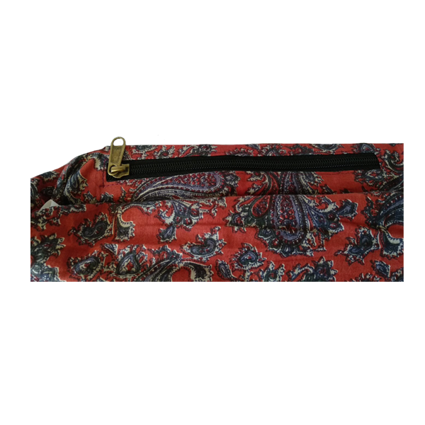 Τσάντα ώμου χειροποίητη μωβ με κόκκινα λουλούδια - βαμβάκι, ώμου, χειροποίητα, φλοράλ, φθηνές - 5