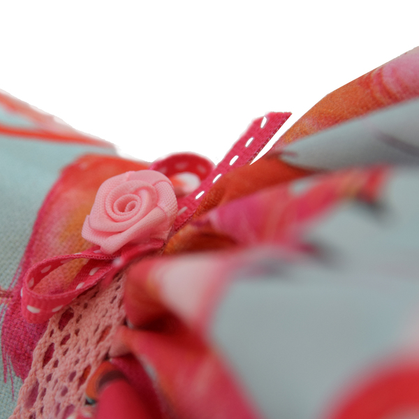 Κοριτσίστικη λαμπάδα με φόρεμα "Flamingo" 40cm - μπαλαρίνες, flamingos, για παιδιά, πριγκίπισσες - 5