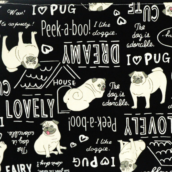 I Love Pug Τσάντα - βαμβάκι, χειρός - 3
