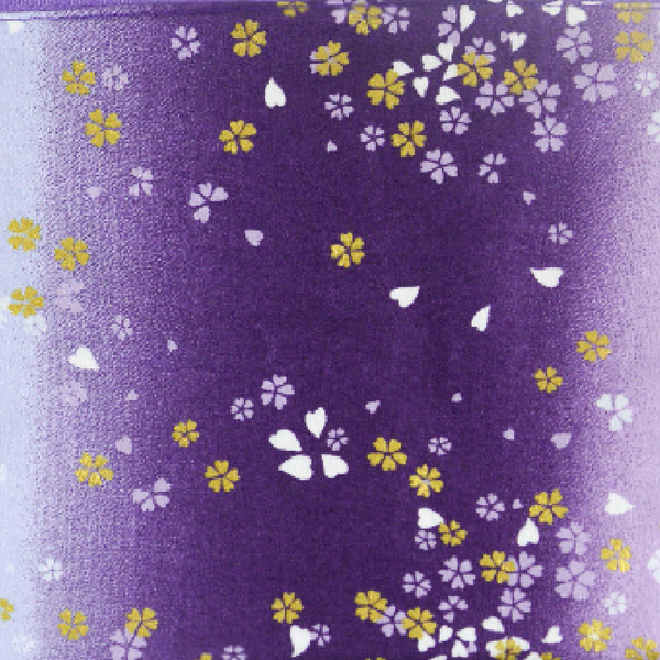Purple Flowers Τσάντα - βαμβάκι, λουλούδια, χειρός, δώρα για γυναίκες - 3