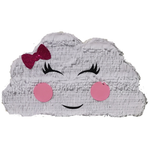 Πινιάτα συννεφάκι (πλάτος 60 εκ) - κορίτσι, σύννεφο, πινιάτες, πάρτυ γενεθλίων, baby shower