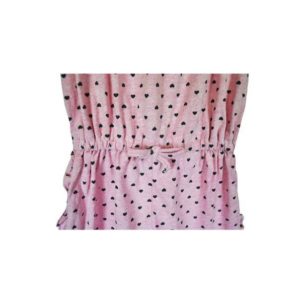 Ολόσωμη φόρμα παιδική ροζ - καρδιά, παιδικά ρούχα - 3